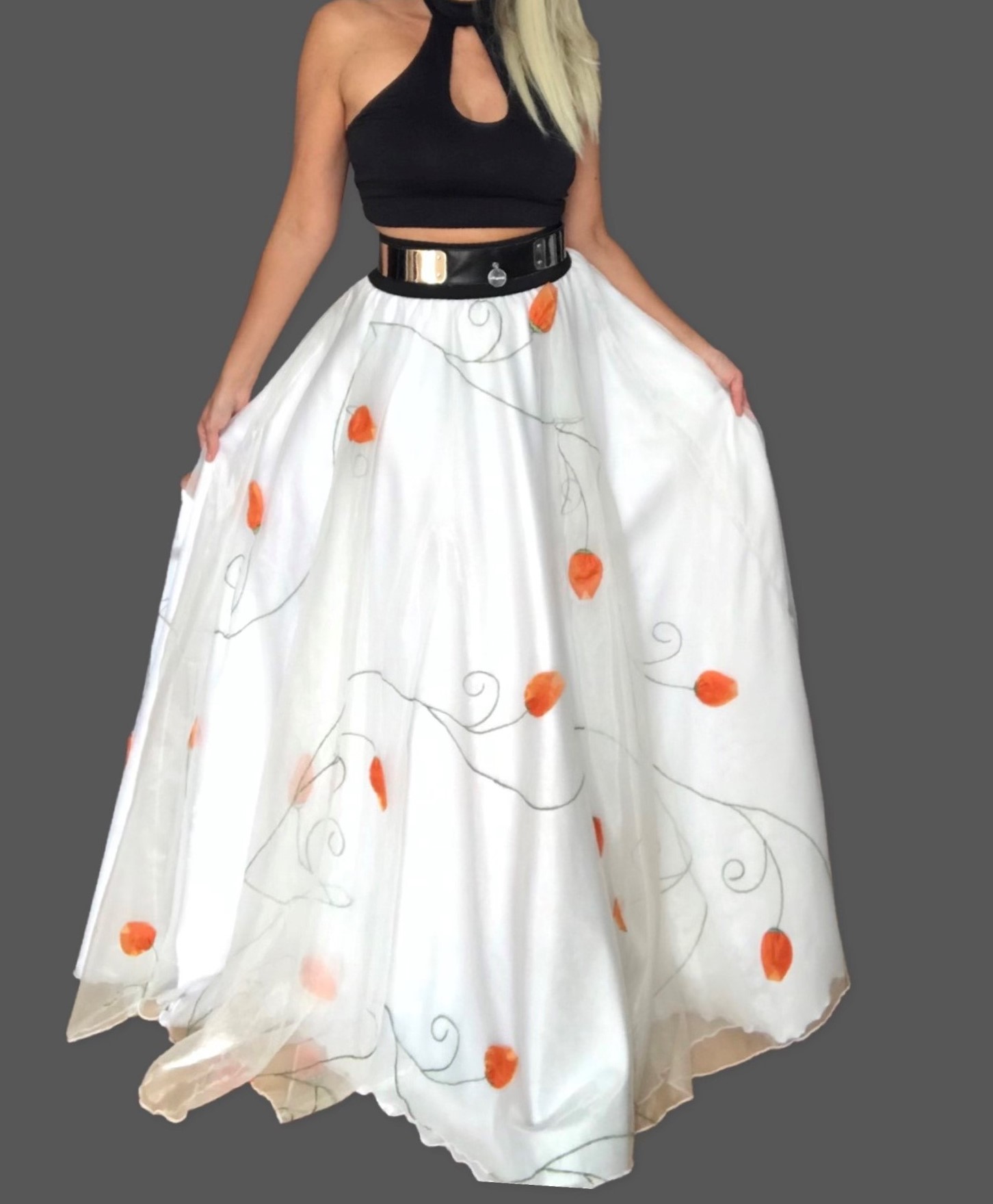 Dlouhá společenská sukně BOROS SK-L-ORG 02